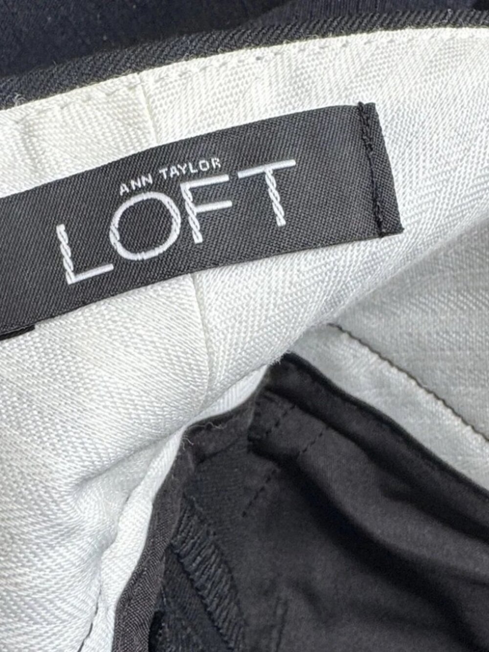 LOFT Size 10 Marisa Fit Black Dress Pants - Classic Workwear Trousers - Picture 8 of 8